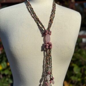Vintage Multi-Color Semi Precious Stone Necklace